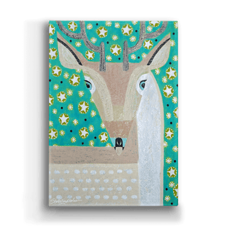 Dreamy Deer - Metal Box Art Metal Box Art Shelle Lindholm