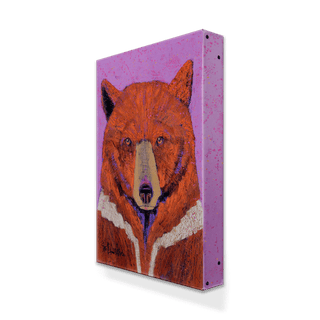 Monarch Bear - Metal Box Art Metal Box Wall Art Shelle Lindholm