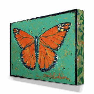 Monarch Butterfly - Metal Box Art Metal Box Art Shelle Lindholm