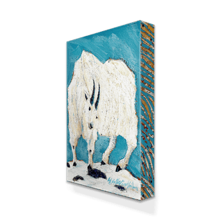 Old Man Winter - Metal Box Art Metal Box Wall Art Shelle Lindholm