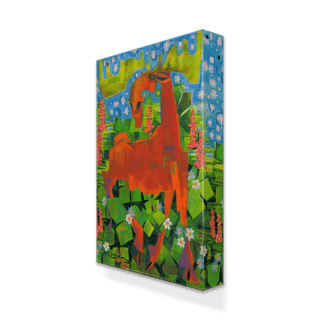 Prancing with the Stars Moose - Metal Box Art Metal Box Wall Art Shelle Lindholm