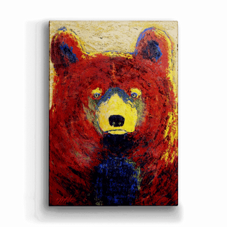 Red Bear - Metal Box Art Metal Box Art Shelle Lindholm