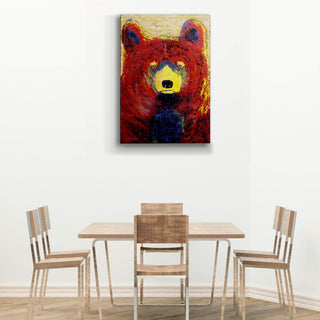 Red Bear - Metal Box Art Metal Box Art Shelle Lindholm