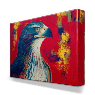 Redtail Hawk - Metal Box Art Metal Box Wall Art Shelle Lindholm