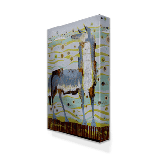 Sentimental Wolf - Metal Box Art Metal Box Wall Art Shelle Lindholm