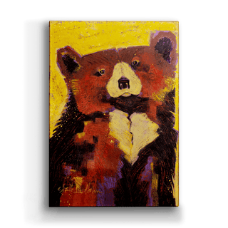 Squash Bear - Metal Box Art Metal Box Wall Art Shelle Lindholm