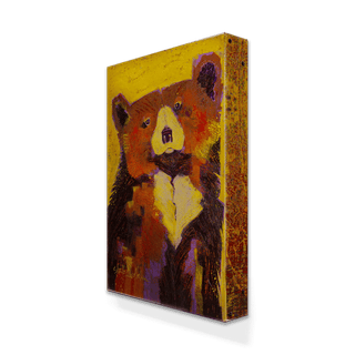 Squash Bear - Metal Box Art Metal Box Wall Art Shelle Lindholm