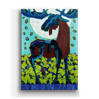 Strawberry Moon - Metal Box Art Metal Box Wall Art Shelle Lindholm