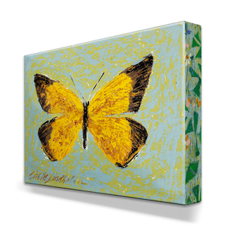 Orange Sulpher Butterfly - Metal Box Art Metal Box Art Shelle Lindholm