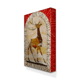 Winter Wapiti Elk - Metal Box Art Metal Box Art Shelle Lindholm
