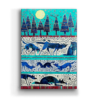 Wild Blue Yonder - Metal Box Art Metal Box Wall Art Shelle Lindholm