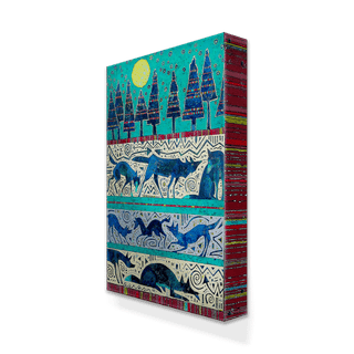 Wild Blue Yonder - Metal Box Art Metal Box Wall Art Shelle Lindholm