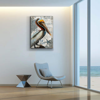 Pelican Perch - Metal Box Art Metal Box Art Suzanne Nicoll