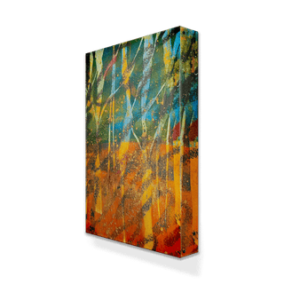 Written Wood II - Metal Box Art Metal Box Art Nancy Seiler