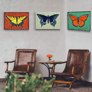 Yellow Swallowtail Butterfly - Metal Box Art Metal Box Art Shelle Lindholm