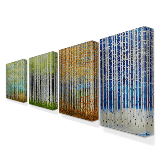 Aspen Almanac: 4-Piece Metal Box Art Set Metal Box Art Nancy Seiler