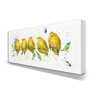 Lemon Birds - Metal Box Art Metal Box Art Dean Crouser