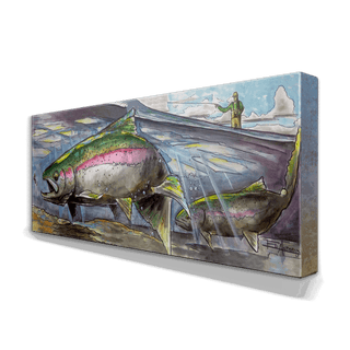 Rainbow and Nymphs: Metal Box Art Metal Box Art Ed Anderson