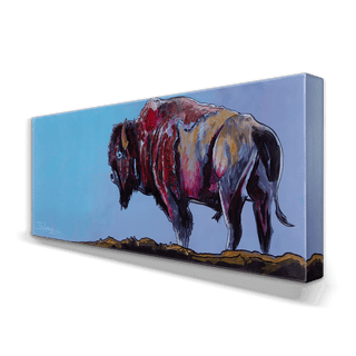 Bison on the Edge: Metal Box Art Metal Box Art Ed Anderson