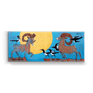 Bighorn - Metal Box Art Metal Box Wall Art Shelle Lindholm