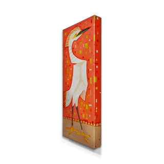 Egret 1 - Metal Box Art Metal Box Wall Art Shelle Lindholm