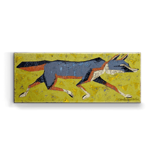 Grey Fox - Metal Box Art Metal Box Art Shelle Lindholm