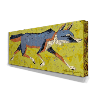 Grey Fox - Metal Box Art Metal Box Art Shelle Lindholm