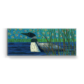 Lone Loon - Metal Box Art Metal Box Wall Art Shelle Lindholm