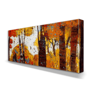 October East Trees, Bluejays - Metal Box Art Metal Box Wall Art Shelle Lindholm