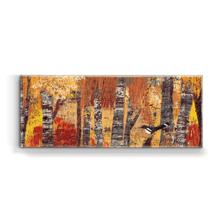 Seasonal Serenade: Autumn Reflection - Metal Box Art Metal Box Art Shelle Lindholm