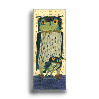 Peek-a-Boo Owls - Metal Box Art Metal Box Art Shelle Lindholm