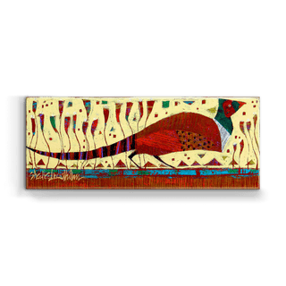 Pretty Boy Pheasant - Metal Box Art Metal Box Wall Art Shelle Lindholm