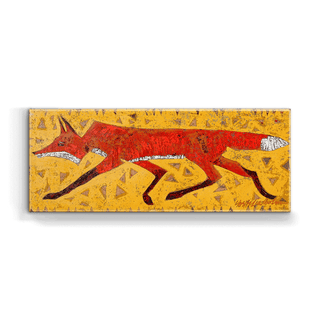Red Fox - Metal Box Art Metal Box Art Shelle Lindholm