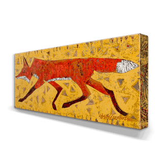 Red Fox - Metal Box Art Metal Box Art Shelle Lindholm