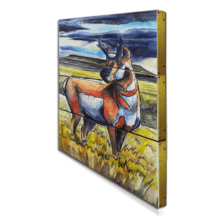 Wild Plains of the Pronghorn Antelope: 3-Piece Metal Box Art Metal Box Art Ed Anderson