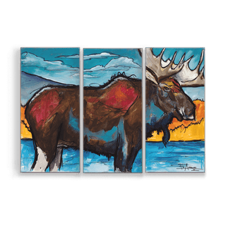 The Majestic Moose: 3-Piece Metal Box Art Metal Box Art Ed Anderson