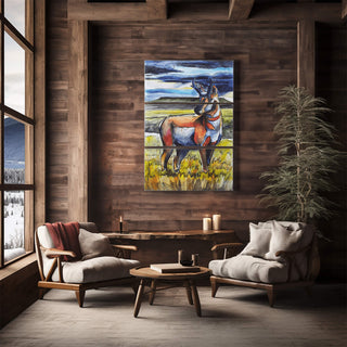 Wild Plains of the Pronghorn Antelope: 3-Piece Metal Box Art Metal Box Art Ed Anderson