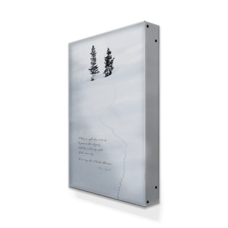 Two Pines' Whispers - Metal Box Art Metal Box Art Michael Underwood