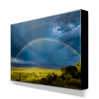 Double Rainbow - Metal Box Art Metal Box Art Michael Underwood