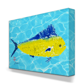 Solo Mahimahi - Metal Box Art Metal Box Art FishAye Trading Company