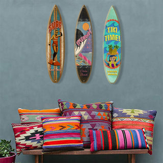 Splendid Flamingos! - Surfboard Wall Art Surfboards Old Wood Signs