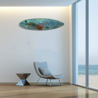 A Sea Turtle's Adventure - Surfboard Wall Art Surfboards Meissenburg Designs