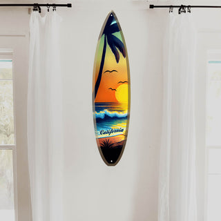 Sunset Surf - Surfboard Wall Art Surfboards Meissenburg Designs