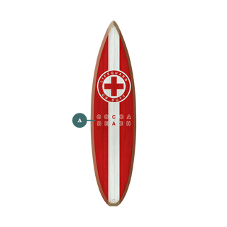 Lifeguard Sign: Personalized - Surfboard Wall Art Surfboards Meissenburg Designs