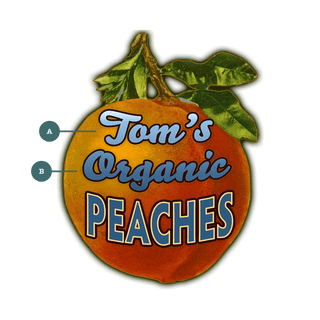 Garden Cutouts: Peaches - Decorative Plaque Cut-Ups Meissenburg Designs