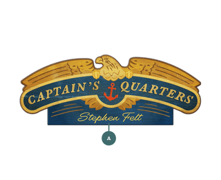 Captain's Quarters - Wood Wall Decor Cut-Ups Old Wood Signs