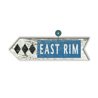 Ski Run Difficulty Arrow: Triple Black - Wood Wall Decor Cut-Ups Meissenburg Designs