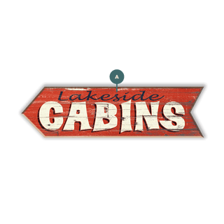 Cabin Arrows: Personalized - Wood Wall Decor Cut-Ups Marty Mummert Studio