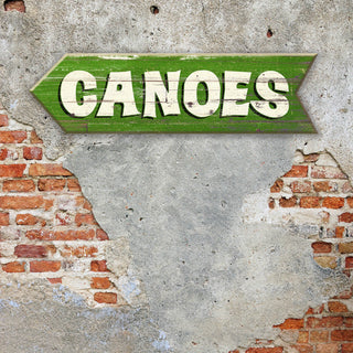 Canoe Arrow (Generic) - Wood Wall Decor Cut-Ups Marty Mummert Studio