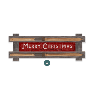 Merry Christmas Sign: Personalized - Framed Wall Decor Framed Art Meissenburg Designs